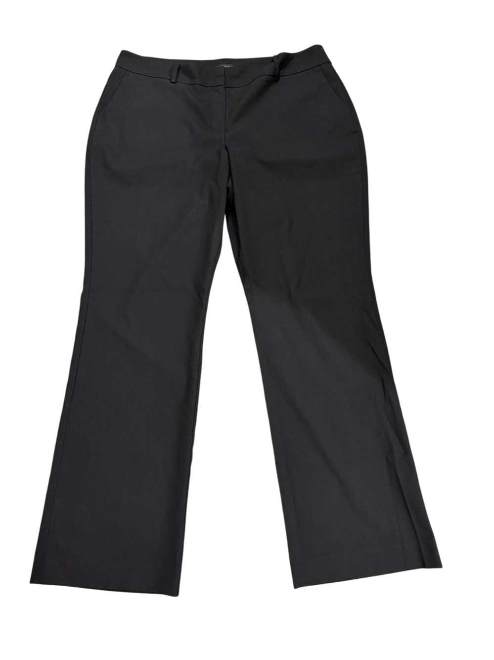 Ann Taylor Black Boot-Cut Dress Pants